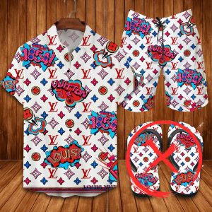 Louis Vuitton Combo Hawaii Shirt, Shorts Hot Trend 2025 - DN9180240
