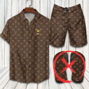 Louis Vuitton Combo Hawaii Shirt, Shorts Hot Trend 2025 - DN9180241