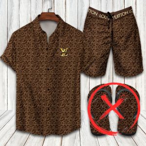 Louis Vuitton Combo Hawaii Shirt, Shorts Hot Trend 2025 - DN9180251