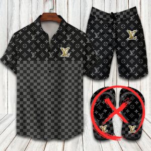 Louis Vuitton Combo Hawaii Shirt, Shorts Hot Trend 2025 - DN9180264