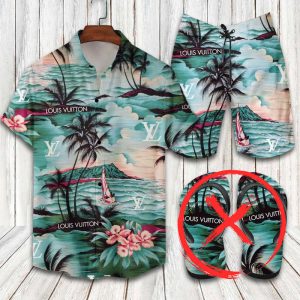 Louis Vuitton Combo Hawaii Shirt, Shorts Hot Trend 2025 - DN9180280