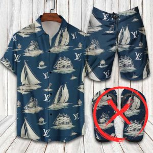 Louis Vuitton Combo Hawaii Shirt, Shorts Hot Trend 2025 - DN9180249
