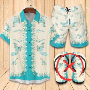 Gucci Combo Hawaii Shirt, Shorts Hot Trend 2025 - DN9190204