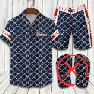 Gucci Combo Hawaii Shirt, Shorts Hot Trend 2025 - DN9190206