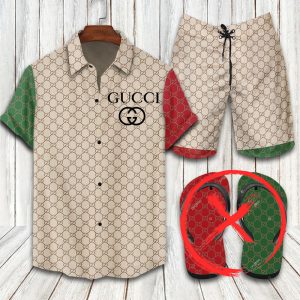 Gucci Combo Hawaii Shirt, Shorts Hot Trend 2025 - DN9190207