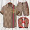 Gucci Combo Hawaii Shirt, Shorts Hot Trend 2025 - DN9190211