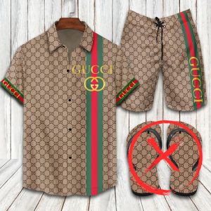 Gucci Combo Hawaii Shirt, Shorts Hot Trend 2025 - DN9190211