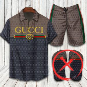 Gucci Combo Hawaii Shirt, Shorts Hot Trend 2025 - DN9190212