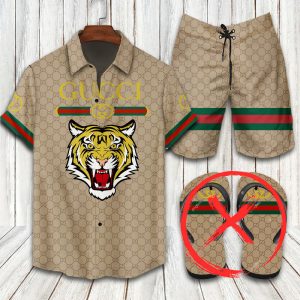 Gucci Combo Hawaii Shirt, Shorts Hot Trend 2025 - DN9190213