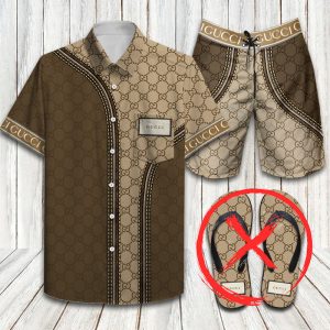 Gucci Combo Hawaii Shirt, Shorts Hot Trend 2025 - DN9190215