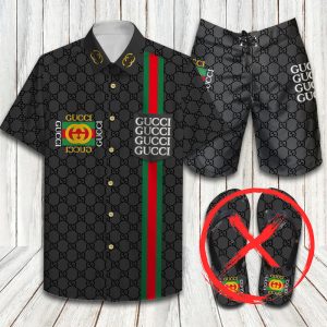Gucci Combo Hawaii Shirt, Shorts Hot Trend 2025 - DN9190217