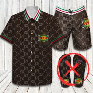 Gucci Combo Hawaii Shirt, Shorts Hot Trend 2025 - DN9190218