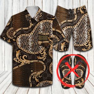 Gucci Combo Hawaii Shirt, Shorts Hot Trend 2025 - DN9190219
