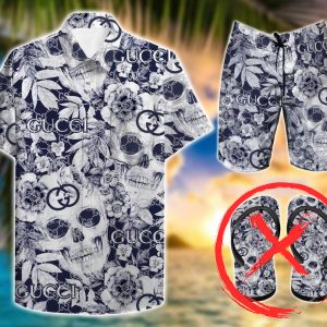 Gucci Combo Hawaii Shirt, Shorts Hot Trend 2025 - DN9190225