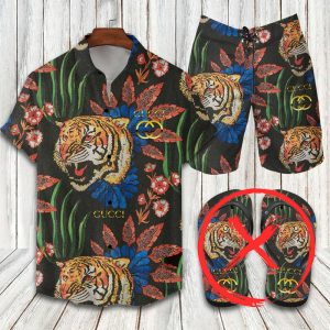 Gucci Combo Hawaii Shirt, Shorts Hot Trend 2025 - DN9190226