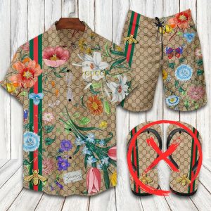 Gucci Combo Hawaii Shirt, Shorts Hot Trend 2025 - DN9200231