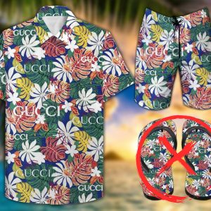 Gucci Combo Hawaii Shirt, Shorts Hot Trend 2025 - DN9200232