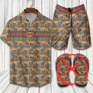 Gucci Combo Hawaii Shirt, Shorts Hot Trend 2025 - DN9200233