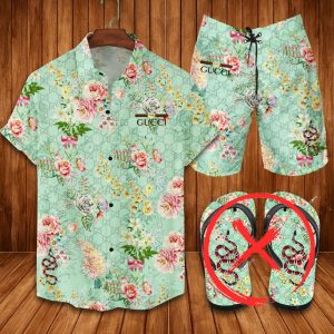 Gucci Combo Hawaii Shirt, Shorts Hot Trend 2025 - DN9200235