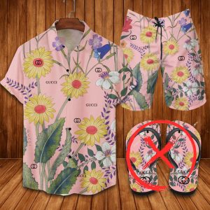 Gucci Combo Hawaii Shirt, Shorts Hot Trend 2025 - DN9200244