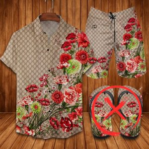 Gucci Combo Hawaii Shirt, Shorts Hot Trend 2025 - DN9200246