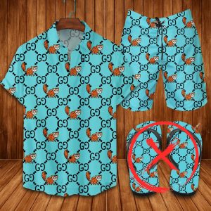Gucci Combo Hawaii Shirt, Shorts Hot Trend 2025 - DN9200247