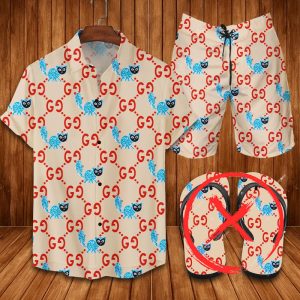 Gucci Combo Hawaii Shirt, Shorts Hot Trend 2025 - DN9200249