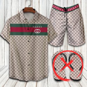 Gucci Combo Hawaii Shirt, Shorts Hot Trend 2025 - DN9200261