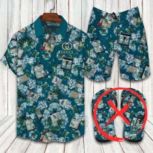 Gucci Combo Hawaii Shirt, Shorts Hot Trend 2025 - DN9200265