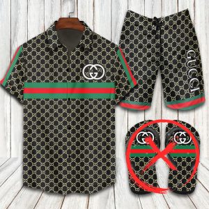 Gucci Combo Hawaii Shirt, Shorts Hot Trend 2025 - DN9200267