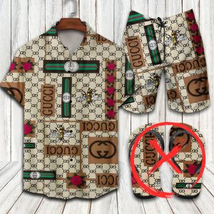Gucci Combo Hawaii Shirt, Shorts Hot Trend 2025 - DN9220210