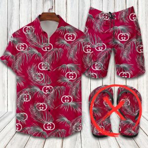 Gucci Combo Hawaii Shirt, Shorts Hot Trend 2025 - DN9220214