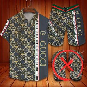 Gucci Combo Hawaii Shirt, Shorts Hot Trend 2025 - DN9220217