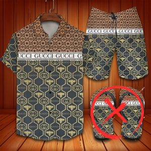 Gucci Combo Hawaii Shirt, Shorts Hot Trend 2025 - DN9220218