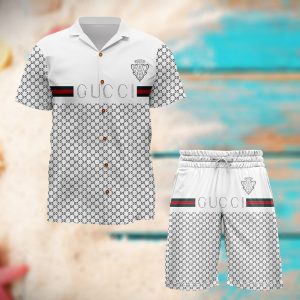 Gucci Combo Hawaii Shirt, Shorts Hot Trend 2025 - DN9260301