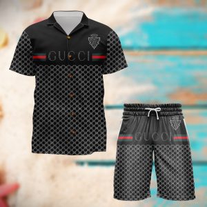 Gucci Combo Hawaii Shirt, Shorts Hot Trend 2025 - DN9260302