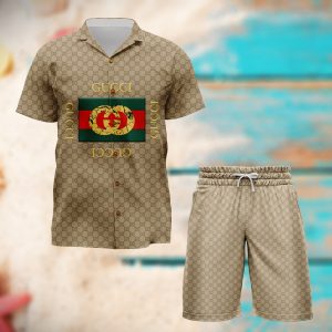 Gucci Combo Hawaii Shirt, Shorts Hot Trend 2025 - DN9260303