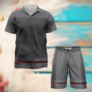 Gucci Combo Hawaii Shirt, Shorts Hot Trend 2025 - DN9260307