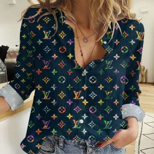New Arrival LV Button Shirt Hot Gift For Women LMH2610