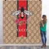Gucci Bee Fashion Luxury Brand Premium Blanket Fleece Home Decor LVT00186
