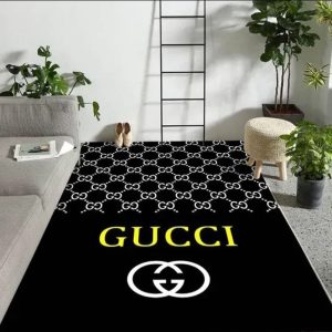 Gucci Fashion Logo Limited Edition Luxury Brand Rug Carpet Home Decor   LVT00374