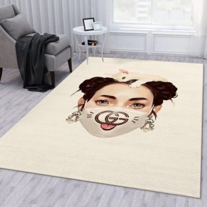 Gucci Fashion Logo Limited Edition Luxury Brand Rug Carpet Home Decor LVT00375