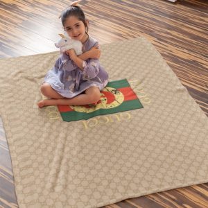 Gucci Hot Luxury Brand Logo Premium Blanket Fleece Home Decor LVT00114