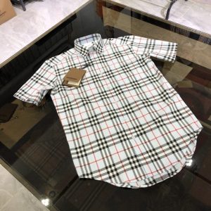 BURBERRY SHORT SLEEVE BUTTON SHIRT - DN9140745