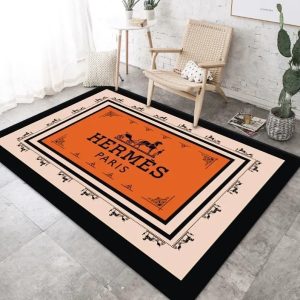 Hermes Fashion Logo Limited Luxury Brand Rug Carpet Home Decor  LVT00291