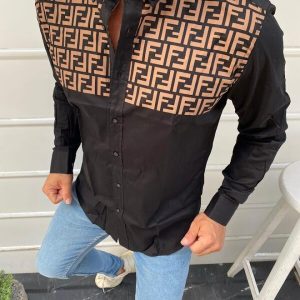Limited Fendi Long Sleeve Button Shirt for Men Hot 2025 LI1043