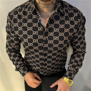 Limited GC Long Sleeve Button Shirt for Men Hot 2025 LIGL1141
