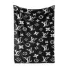 Louis Vuitton Clasic Logo Luxury Brand Premium Blanket Fleece Home Decor LVT00170