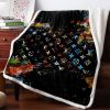 Louis Vuitton Grey Fashion Luxury Brand Premium Blanket Fleece Home Decor LVT00217