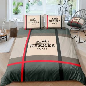 Hermes Limited Luxury Brand Bedding Set Home Decor - Max010058